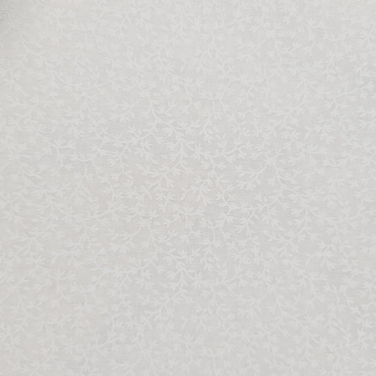 Harmony Prints - White on White - 1250-16 in Floral - Full Bolt (15m)