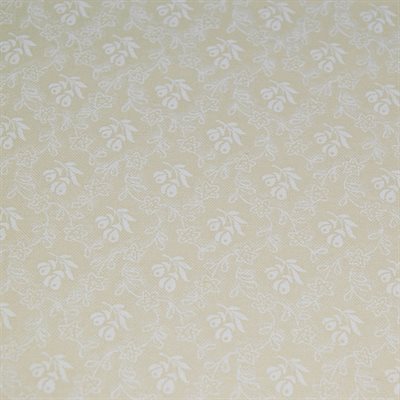 Harmony Prints - White on Cream - 1250-1 in Floral