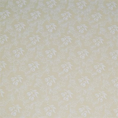 Harmony Prints - White on Cream - 1250-1 in Floral