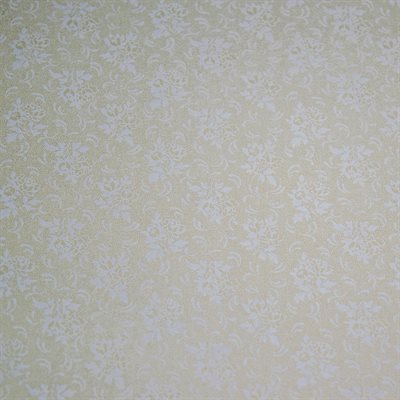 Harmony Prints - White on Cream - 1250-21 in Floral
