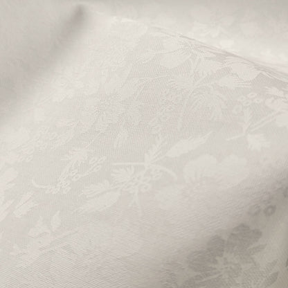 Harmony Prints - White on White - 1250-32 in Floral - Dinkydoo Fabrics