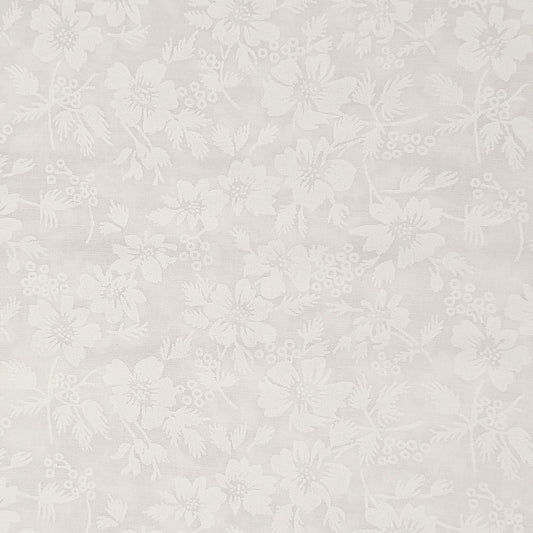 Harmony Prints - White on White - 1250-32 in Floral - Full Bolt (15m)