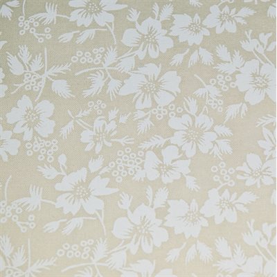 Harmony Prints - White on Cream - 1250-71 in Floral