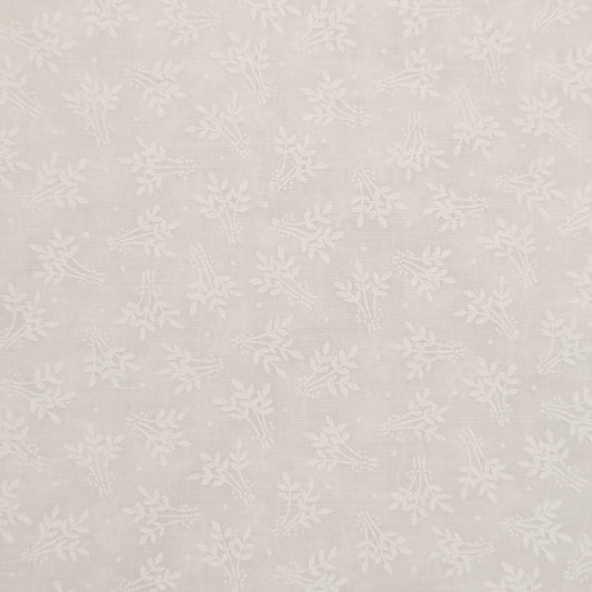 Harmony Prints - White on White - 1250-73 in Floral - Full Bolt (15m)