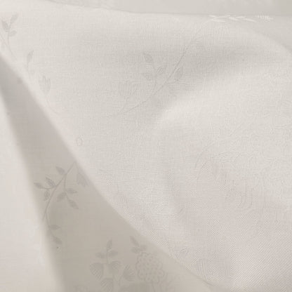 Harmony Prints - White on White - 1250-82 in Floral - Dinkydoo Fabrics