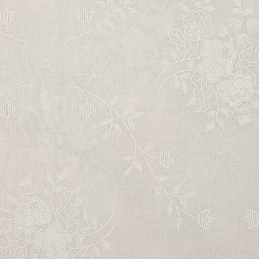 Harmony Prints - White on White - 1250-82 in Floral - Full Bolt (15m)