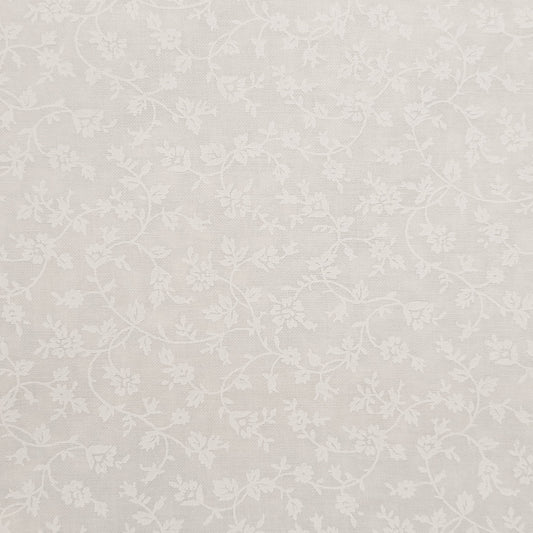 Harmony Prints - White on White - 1250-10 in Floral - Full Bolt (15m)