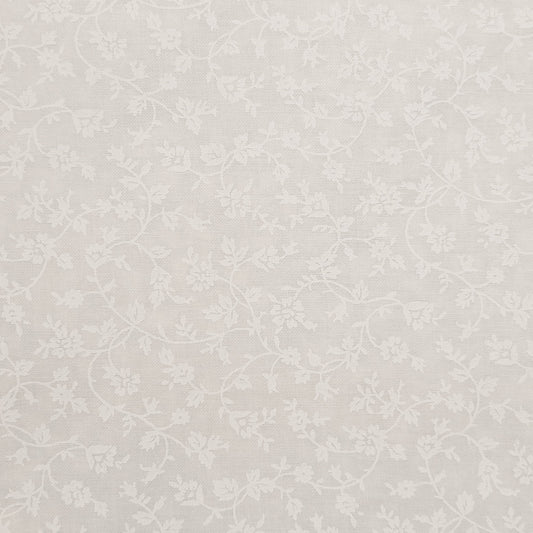 Harmony Prints - White on White - 1250-8 in Floral - Full Bolt (15m)