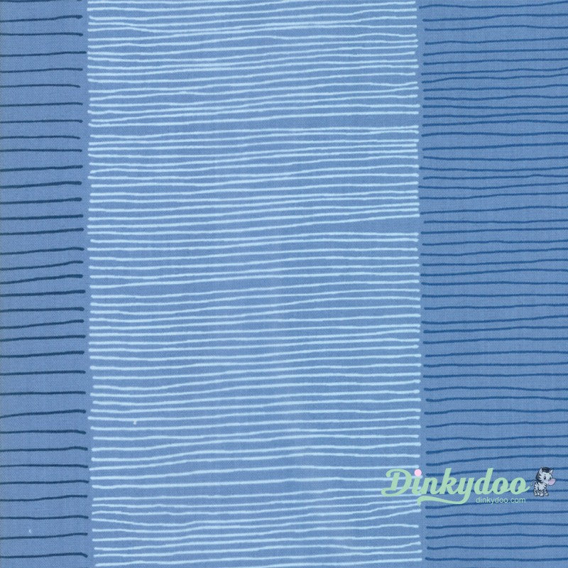 Breeze - Fine Lines French Blue - Zen Chic - Moda
