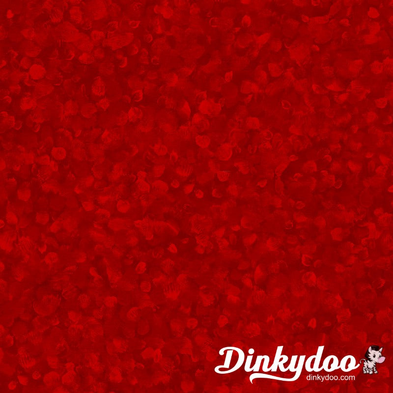 Dabbles - Paint Drops Texture in Dark Red 118" Wideback - Oasis