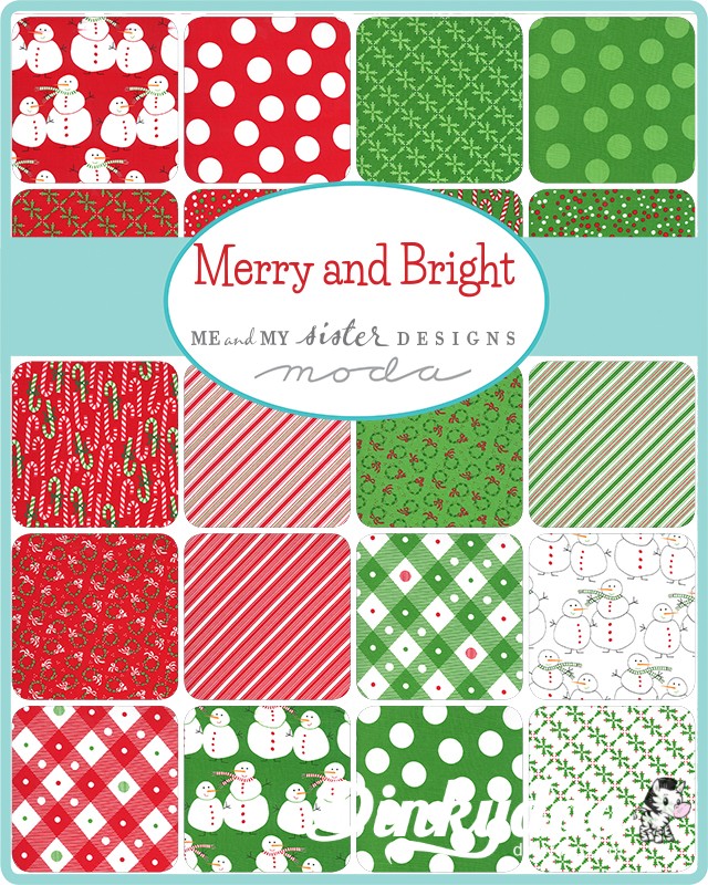 Merry & Bright - Charm Pack - Me & My Sister - Moda