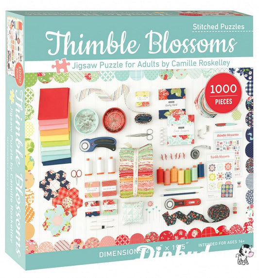 Thimble Blossoms Jigsaw Puzzle - C&T Publishing
