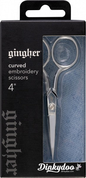 Gingher - 4" Curved Embroidery Scissors (Pre-order: May 2024)