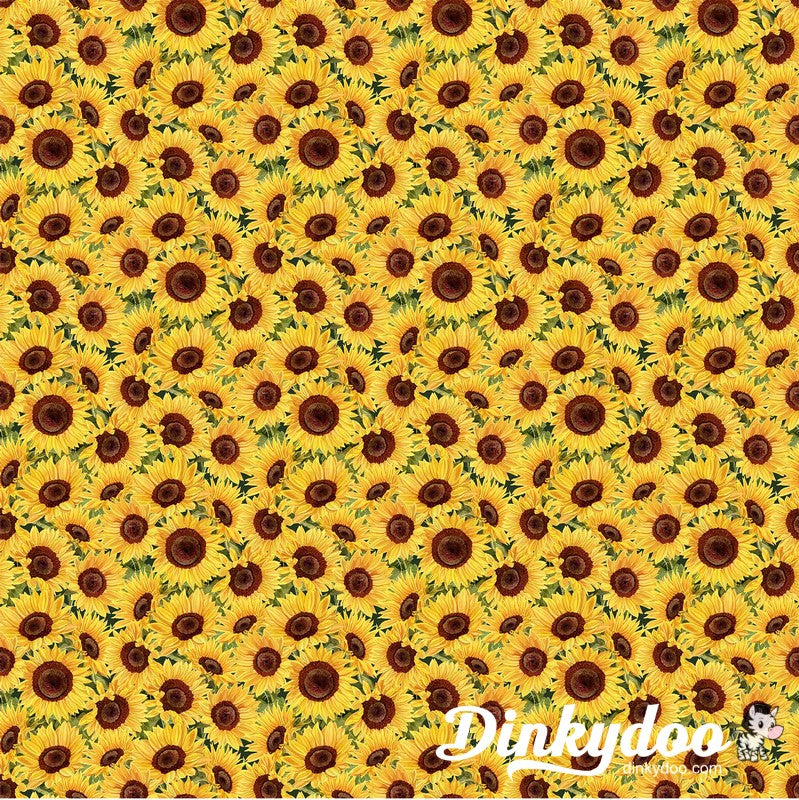 Autumn Afternoon - Packed Sunflower in Yellow - Lynnea Washburn - Northcott