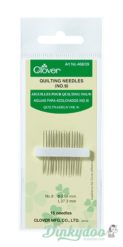 Clover - Quilting Needles - Size No. 9 (Pre-order: Jun 2024)