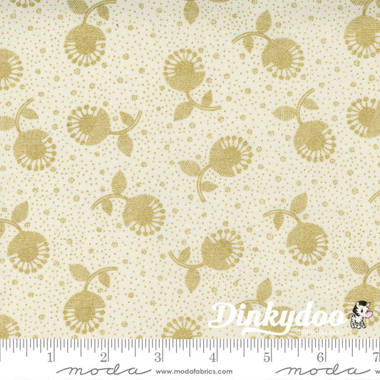 Whispers Metallics - Gold Junior Jelly Roll -  Moda