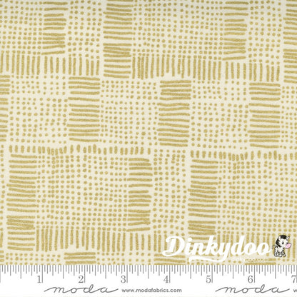 Whispers Metallics - Gold Junior Jelly Roll -  Moda