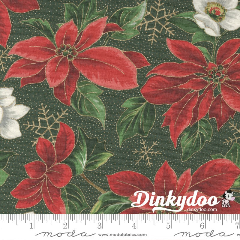 Merry Manor Metallic - Charm Pack - Moda