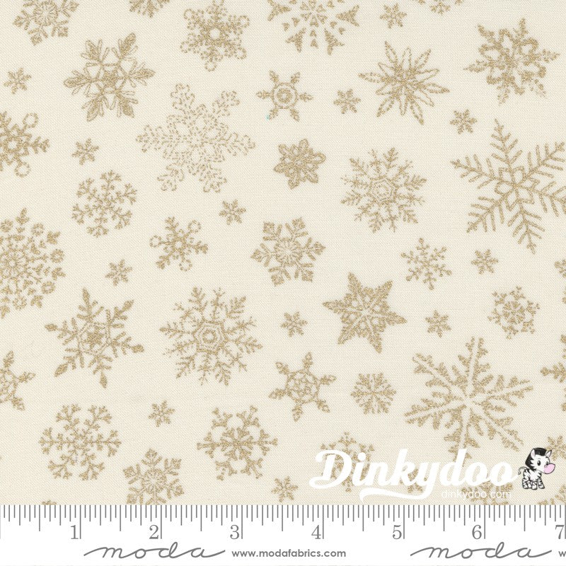 Merry Manor Metallic - Charm Pack - Moda