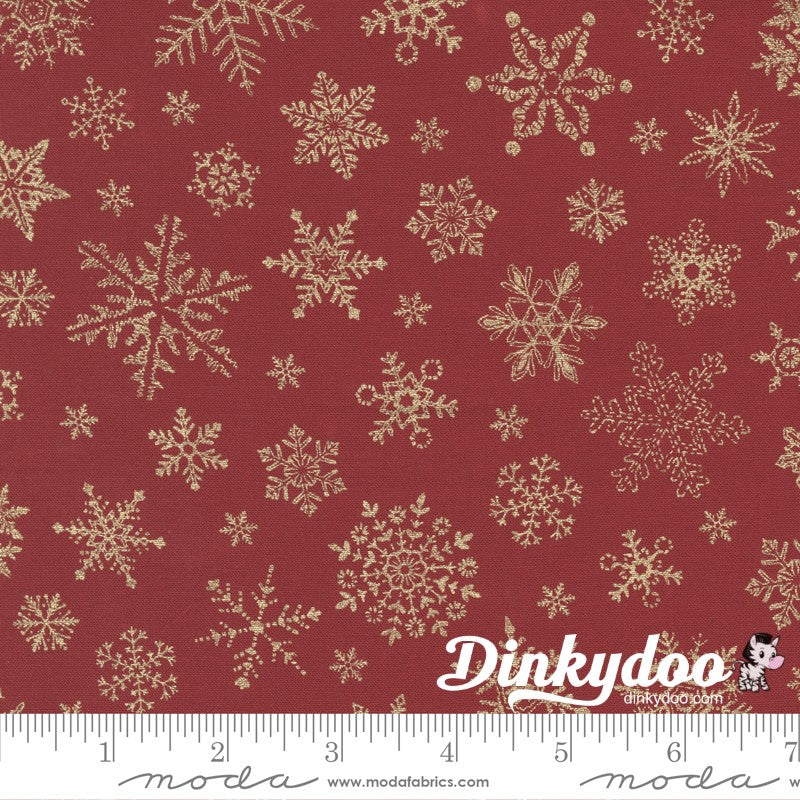 Merry Manor Metallic - Charm Pack - Moda