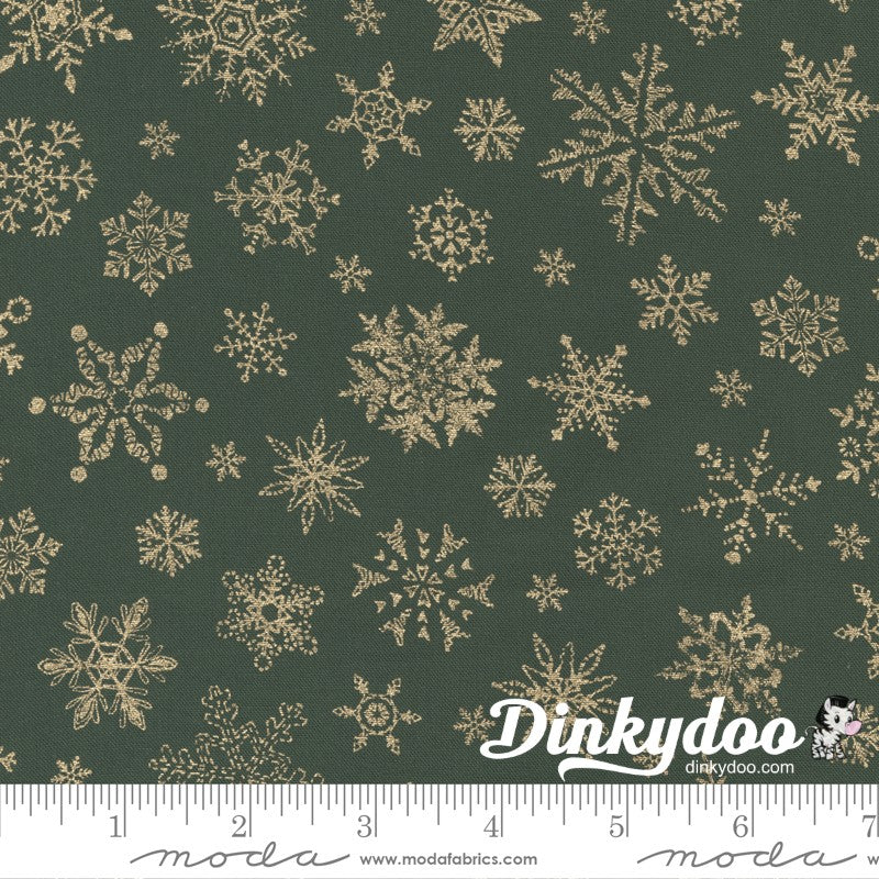 Merry Manor Metallic - Charm Pack - Moda