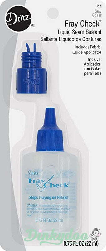 Fray Check Liquid Seam Sealant with Fabric Guide Applicator - Dritz (Pre-order: Jun 2024)