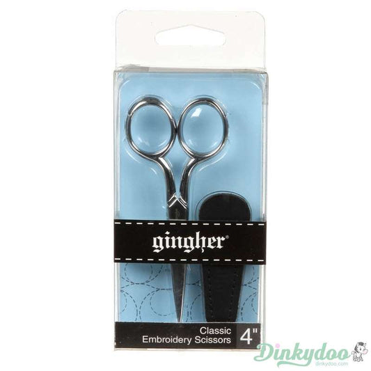 Gingher - 4" Embroidery Scissors (Pre-order: May 2026) - Dinkydoo Fabrics