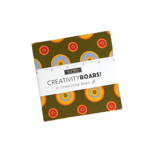 Creativity Roars - Charm Pack - Creativity Shell - Moda