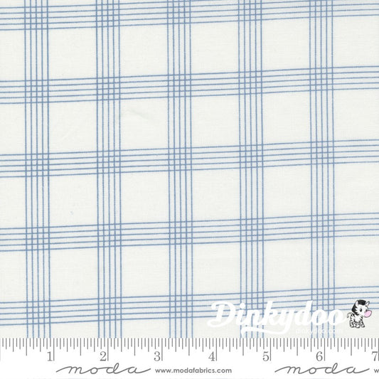 Nantucket Summer - Plaid in Cream Blue - Camille Roskelley - Moda