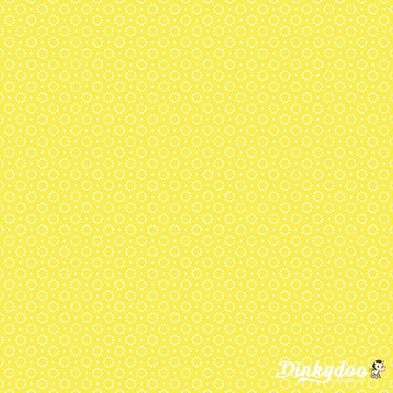 Somerset - Dotted Circle Yellow - Benartex