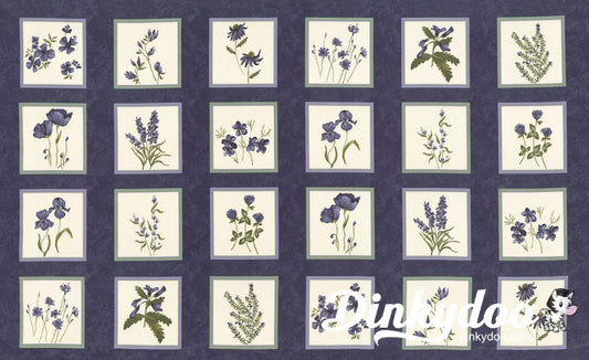 Wild Iris - Panel in Iris - Holly Taylor - Moda