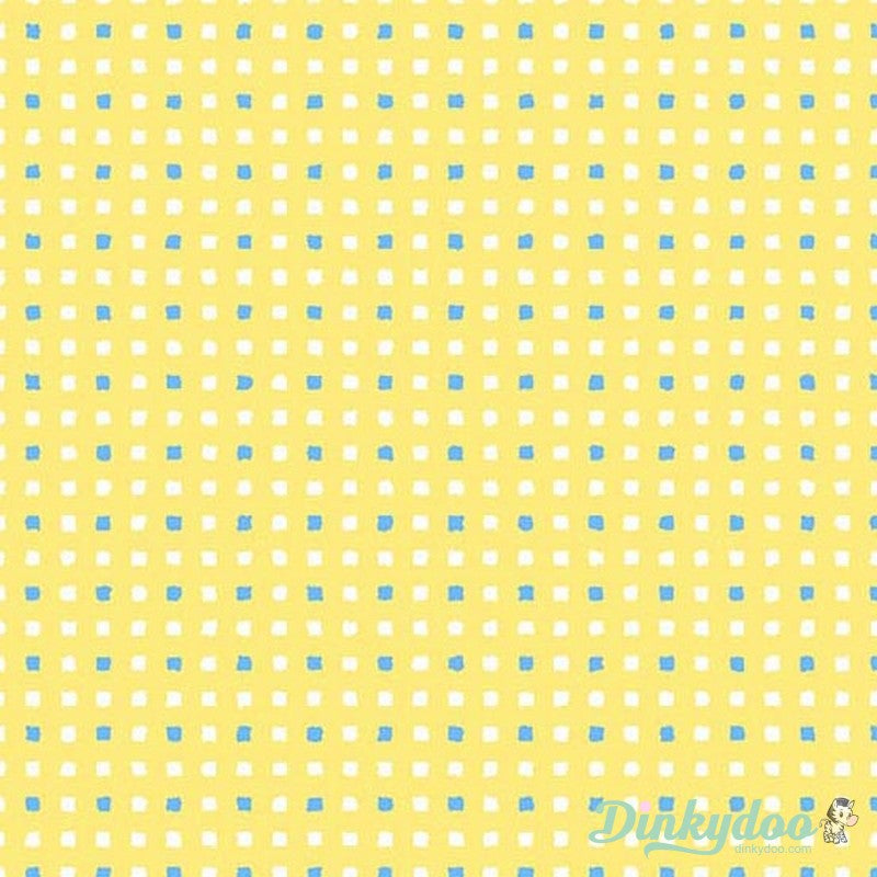 Only You - Square Dot in Yellow - Andover Fabrics