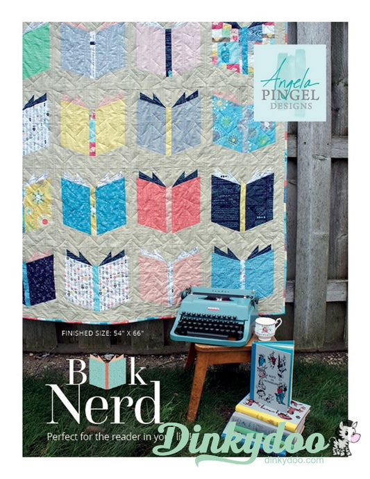 Book Nerd Quilt Pattern - Angela Pingel Designs (Pre-order: Jan 2026)