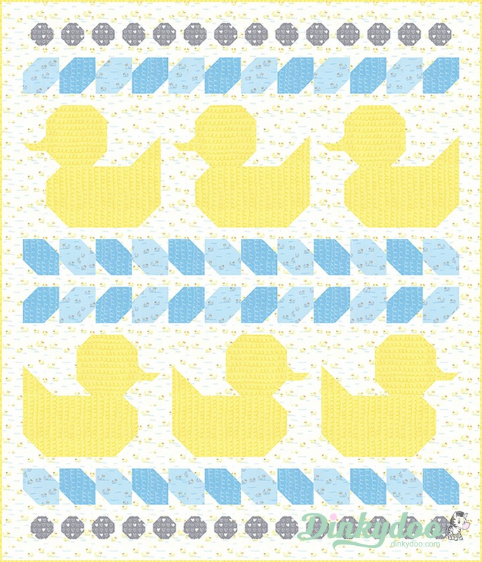 All Your Ducks In A Row Quilt Pattern - Stacy Iest Hsu