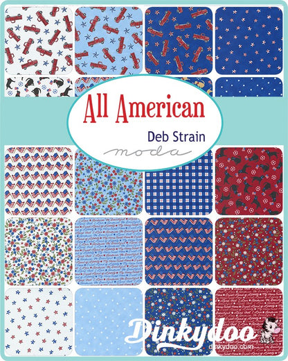 All American - Fat Eighth Bundle - Deb Strain - Moda