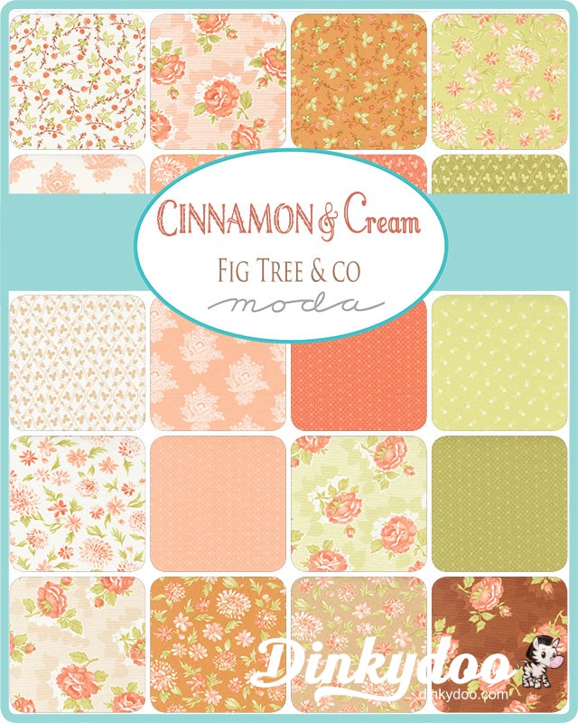 Cinnamon & Cream - Mini Charm Pack - Fig Tree Co - Moda