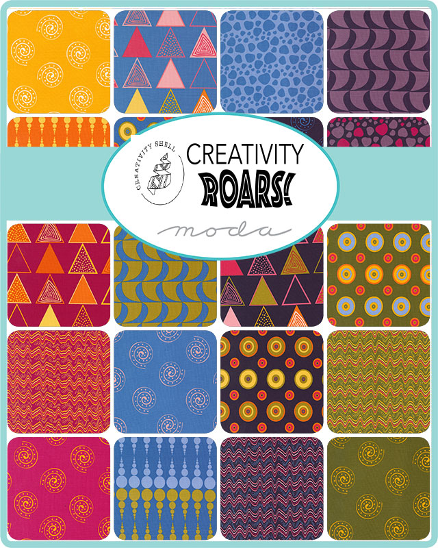 Creativity Roars - Layer Cake - Creativity Shell - Moda