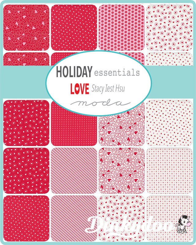 Holiday Essentials Love - Charm Pack - Stacy Iest Hsu - Moda