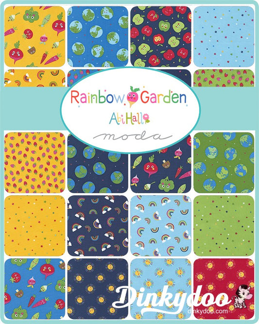 Rainbow Garden - Fat Eighth Bundle - Abi Hall - Moda