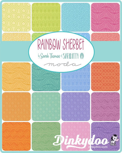 Rainbow Sherbet - Fat Eighth Bundle - Sariditty - Moda