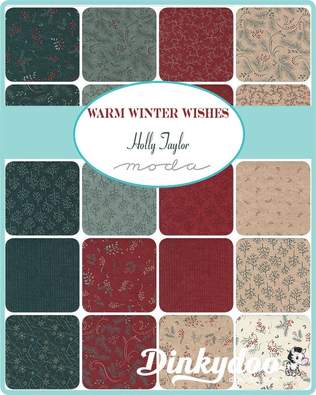Warm Winter Wishes - Mini Charm Pack - Holly Taylor - Moda