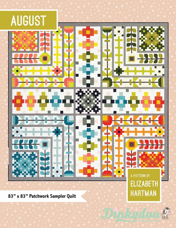 August  - Quilt Pattern - Elizabeth Hartman
