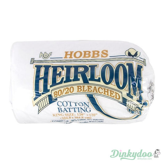 Hobbs Heirloom Bleached 80/20 Cotton/Poly Blend Batting - King Size