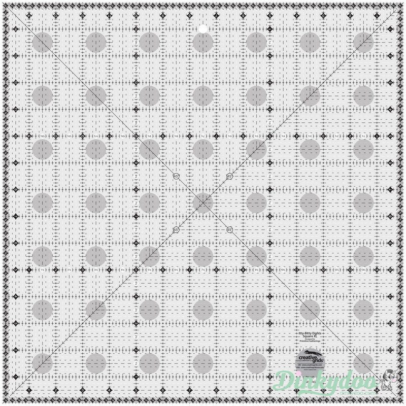Creative Grids - Itty Bitty Eights XL Quilt Ruler4 (Pre-order: Jun 2026)