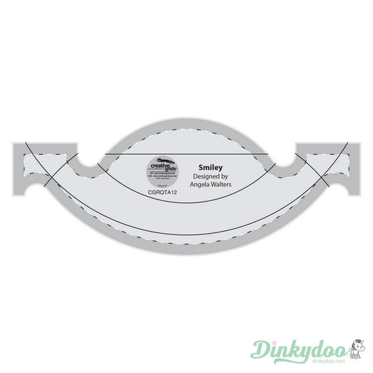 Creative Grids - Angela Walters Machine Quilting Tool - Smiley (Pre-order: Jan 2026)