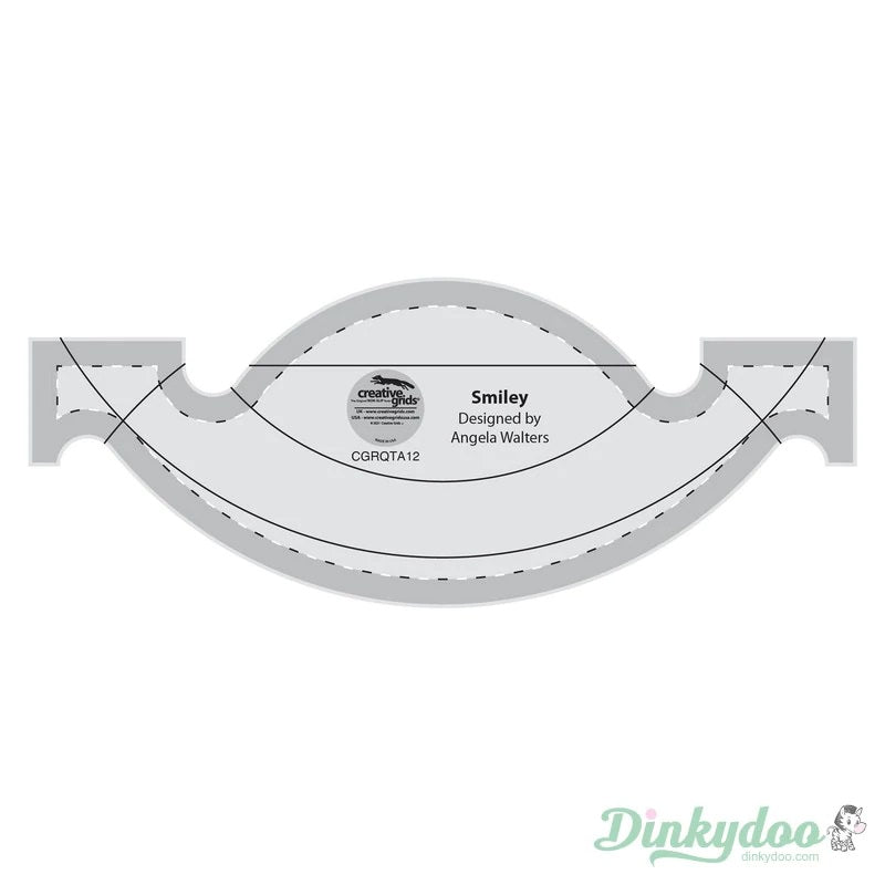 Creative Grids - Angela Walters Machine Quilting Rulers 12 Piece Set (Pre-order: Jan 2026)