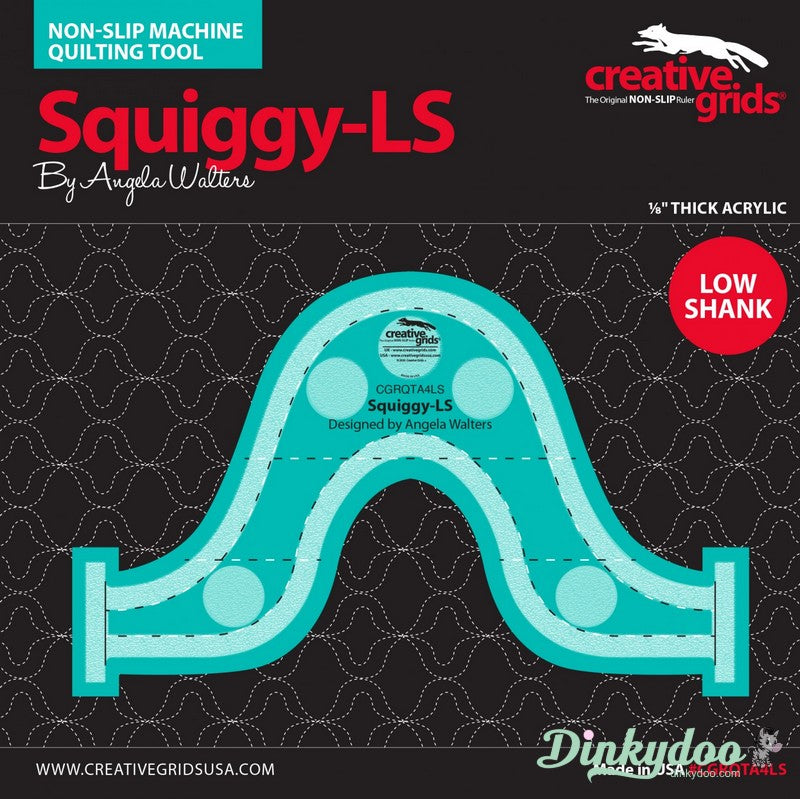 Creative Grids - Angela Walters Machine Quilting Tool - Squiggy Low Shank