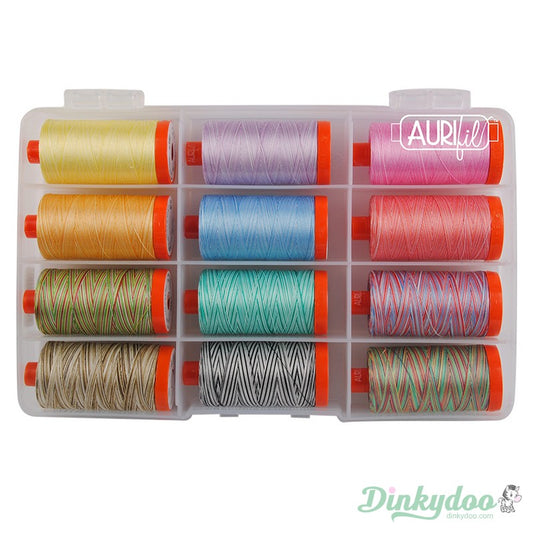 Christa Watson - The Variegated Collection 50wt - Aurifil (FREE STORAGE CASE) (Pre-order: Jan 2026)