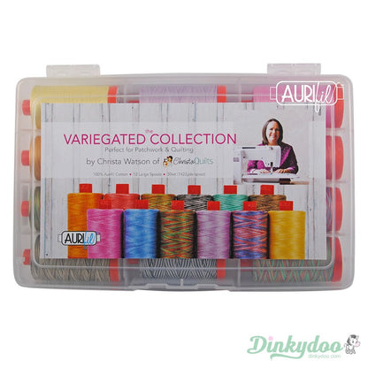 Christa Watson - The Variegated Collection 50wt - Aurifil (FREE STORAGE CASE) (Pre-order: Mar 2024)