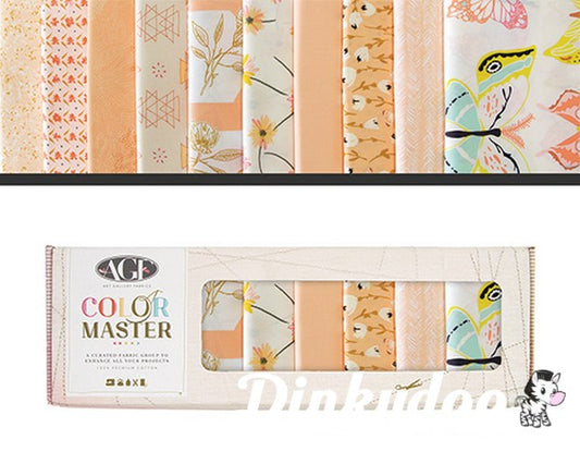 Color Master #4 - Quite Peachy Edition - Half Yard Box - Art Gallery Fabrics